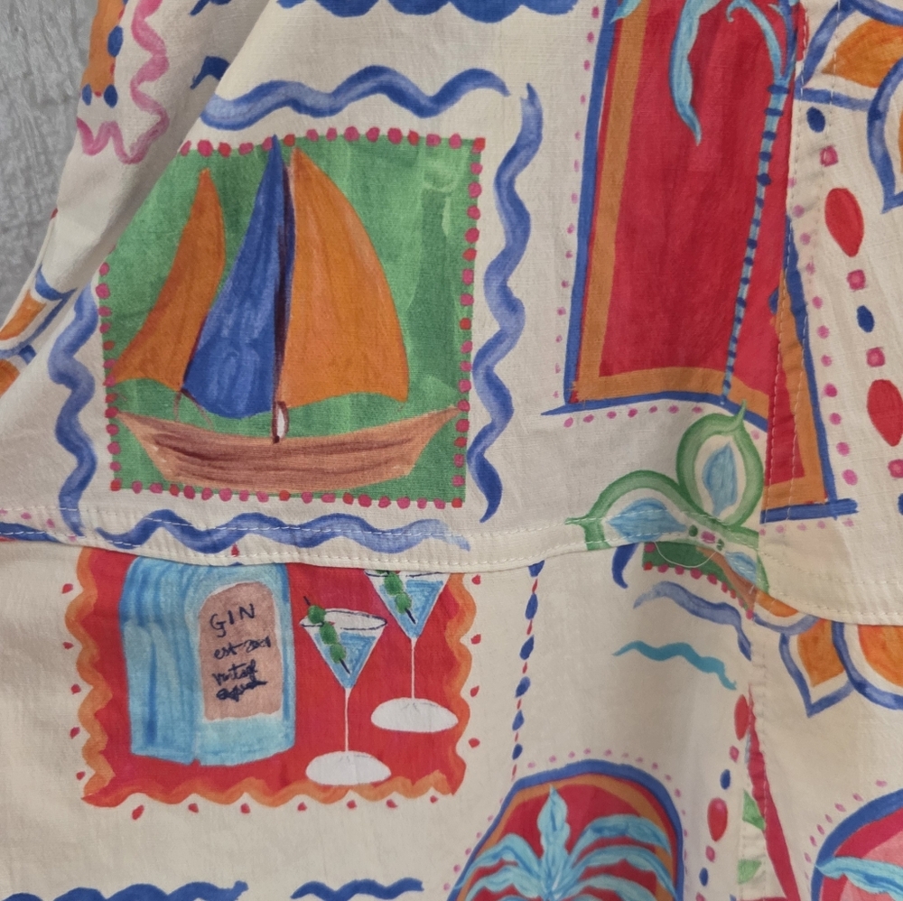Avec Les Filles Colorful Floral Dress NWT - Picture 3 of 12